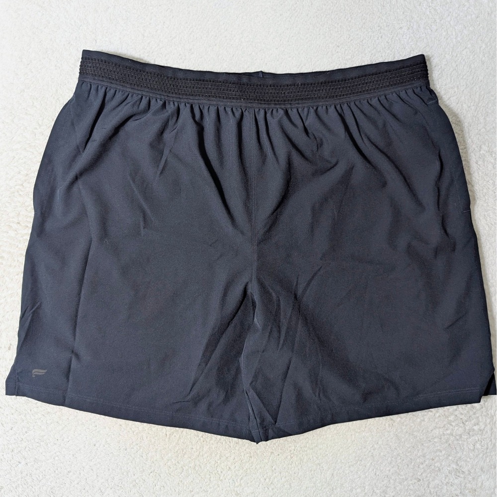 Fabletics Shorts Mens XXL 37"/7 Black Lined Athletic Gym Stretch‎ Running